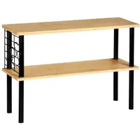 KESPER Küchenregal aus Bambus 55 x 20 x 38 cm Braun/Schwarz