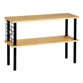 KESPER Küchenregal aus Bambus 55 x 20 x 38 cm Braun/Schwarz