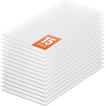 Vevor 15er-Set Gewächshausplatten 1210 x 605 x 6 mm Transparent