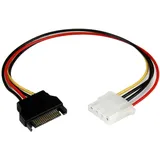 Startech StarTech.com 30cm SATA auf LP4 Stromadapter - Bu/St - Serial ATA zu 4pin Stromkabel Adapter