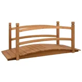 vidaXL Gartenbrücke 140x60x60 cm Massivholz Tanne