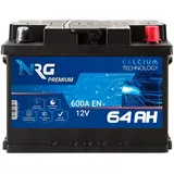 NRG Premium Autobatterie 12V 64Ah ersetzt 55AH 56AH 60AH 61AH 62AH 63AH Batterie