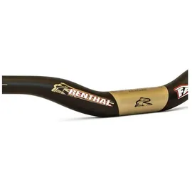 Renthal Fatbar Carbon V2 10 mm lenker - Black / gold - 31.8 mm