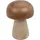 home&styling collection Weihnachtsfigur Holzfigur Pilz 20 cm Braun