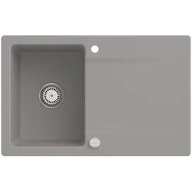 Villeroy & Boch Siluet 45 rechts Einbauspüle keramik fossil Excenterbetätigung 800 x 510 mm
