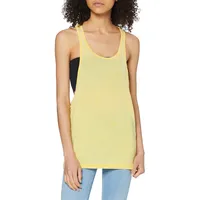 URBAN CLASSICS Ladies Loose Burnout Tank in gelb, Größe