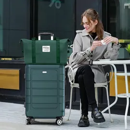 luxuskollektion Koffer 4-Rollen Mittelgroß / 67 cm / 78 l armeegrün