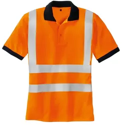 Warnschutz Poloshirt "SYLT" orange - L - Orange