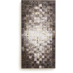 Coco Maison Splash Bild 150x75cm - Gold/Braun/Taupe