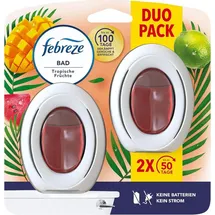 Febreze Bad Lufterfrischer Tropische Früchte Duo Pack 2 x 7,5ml Bekämpft Gerüche