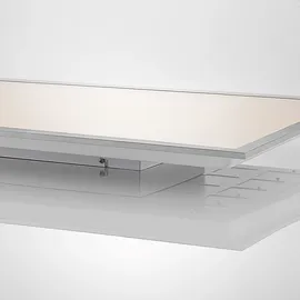 LINDBY Stenley 2 LED-Panel 120 x 60 cm Aluminium, dimmbar