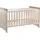 Begabino Babybett Jasmin 70 x 140 cm Dekor Weiß