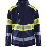 Blåkläder Blaklader Softshelljacke High Vis 4494-2513 - Größe M - Marineblau/Warngelb - M