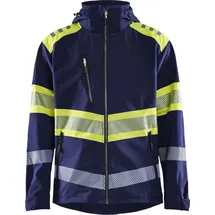 Blåkläder Blaklader Softshelljacke High Vis 4494-2513 - Größe M - Marineblau/Warngelb - M