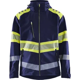 Blåkläder Blaklader Softshelljacke High Vis 4494-2513 - Größe M - Marineblau/Warngelb - M