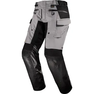 LS2 Apollo Textilhose wasserdicht - Grau/Schwarz / Bauch 3XL