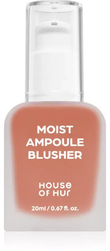 House of Hur Moist Ampoule Blusher flüssiges Rouge Farbton 01 Nude Beige 20 ml