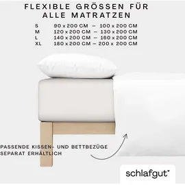 schlafgut Casual 140 x 200 - 160 x 200 cm sand light