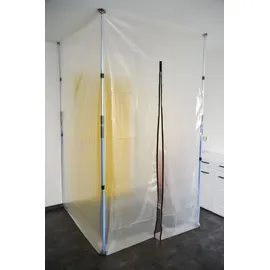 Scorprotect® Selbstklebende Reißverschlüsse schwarz 2er Set - Schwarz