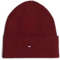 TOMMY HILFIGER Essential Flag Beanie Rouge