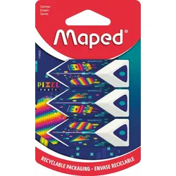 Maped Radierer PYRAMIDE PIXEL PARTY x 3