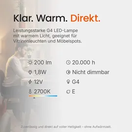 Osram LED Pin Lampe G4 1,5 W = 20 W warmweiß 1 St.