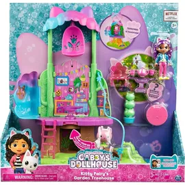 Spin Master Gabby's Dollhouse Kitty Fees Garten Spielset Baumhaus 36 cm