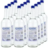aquaionic destilliertes Wasser, in Glasflasche, Sparpaket 12 Liter