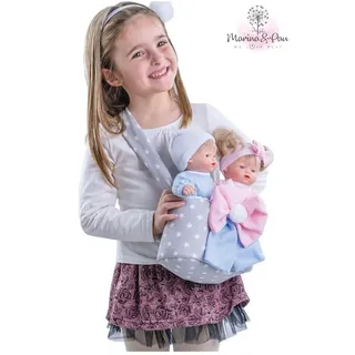Marina & Pau Pepotes Manschettenknöpfe IN Tasche 26cm Puppe Baby