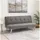Hti-Living Schlafcouch Klappsofa 2-Sitzer Grau