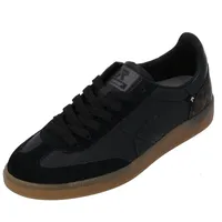 Rieker Sneaker Low San Diego (Glattleder) schwarz/braun Damen