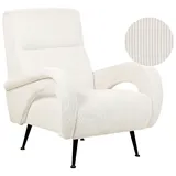 Beliani Sessel, Beige, 1-Sitzer, 77x93x75 cm, Wohnzimmer, Sessel, Polstersessel