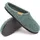 Gottstein Alpine Light Pantoffeln Aus reiner Schurwolle, Weiche Borte aus feinem Strick, Sohle mit wasserdichter Latexbeschichtung - Damen & Herren Pantoffel 100% Bluegreenmele, 44
