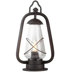 Miners 1-flammige Sockellaterne - Alte Bronze