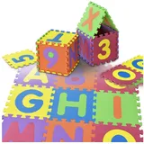 Juskys Kinder Puzzlematte - diverse Designs - bunt