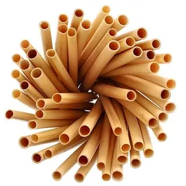 Papstar Cocktail Trinkhalme 15 cm 100 St. Schilf