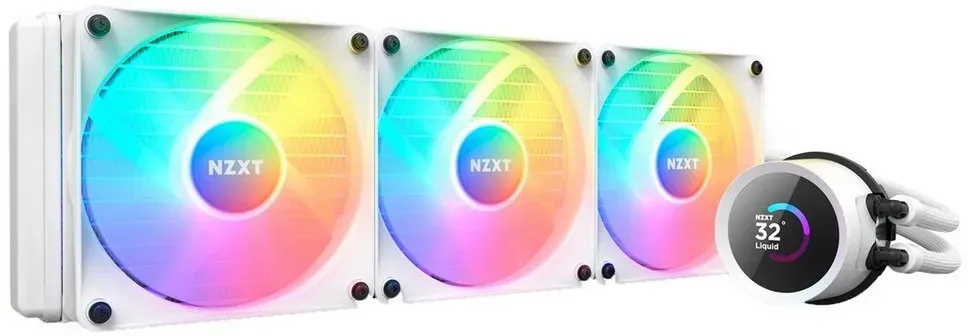 NZXT CPU Kühler NZXT Kraken 360 RGB 360mm, Wasserkühlung weiß