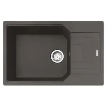 Franke Urban UBG 611-78 XL links Einbauspüle schiefergrau Handbetätigung 780 x 500 mm