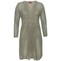 s.Oliver Strickjacke Ajourmuster Khaki 40/42