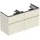 Geberit Waschtischunterschrank 4 Schubladen 118,4 x 61,5 x 47,6 cm Sandgrau