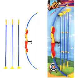 Toi-Toys - Go Play - Pfeil und Bogen mit 3 Saugnapfpfeilen