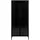 Actona Vitrine Newcastle 80 x 40 x 180 cm Schwarz