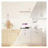 vidaXL Möbelfolien Selbstklebend Silbern 90x500 cm PET