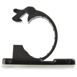 Startech StarTech.com 100 Selbstklebende Kabelklemmen Mittel - PC Kabelmanagement/Kabelhalterung - Kabel Organisator - Netzwerk/USB/Ethernet Kabelclips - Nylonklemme UL/94V-2 Brandklasse - Schwarz