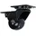 MS Beschläge Kugelgelagert Möbelrolle Schwarz Kunststoffrolle Bremse