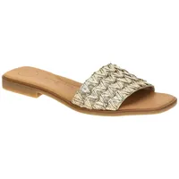 Paul Green Sandalette 6139-017, gelocht/geflochten, gold, Gr. 42 EU