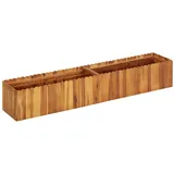 vidaXL Garten-Hochbeet 150 x 30 x 25 cm Massivholz Akazie