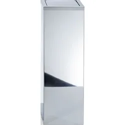 Decor Walther Badezimmer-Abfallbehälter 60 cm quadratisch polierter Stahl