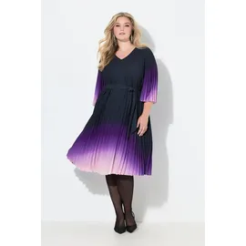 MIAMODA Plissee-Midikleid A-Linie Schwarz 46