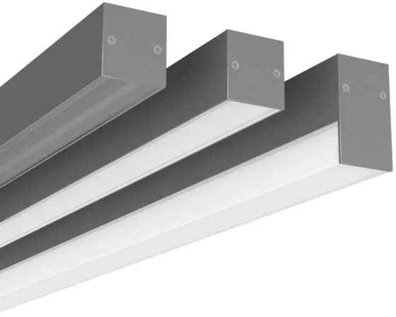LTS Licht&Leuchten Anbauprofil 2m DCL-P-H1 001/2000 si